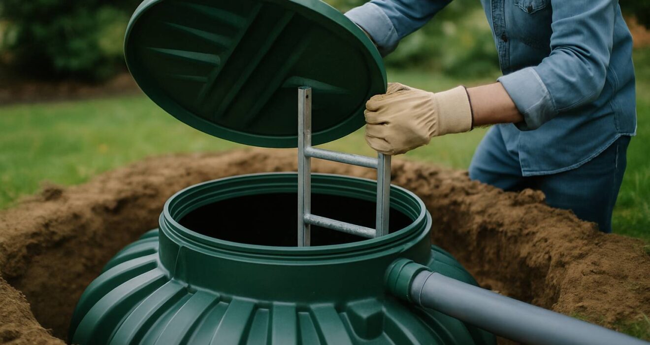 Facilitez la maintenance de votre cuve d’eau de pluie grâce à un accès bien pensé
