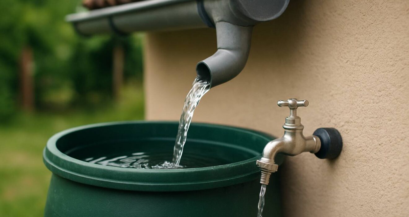De la gouttière au robinet : réussir un système de récupération d’eau durable et efficace